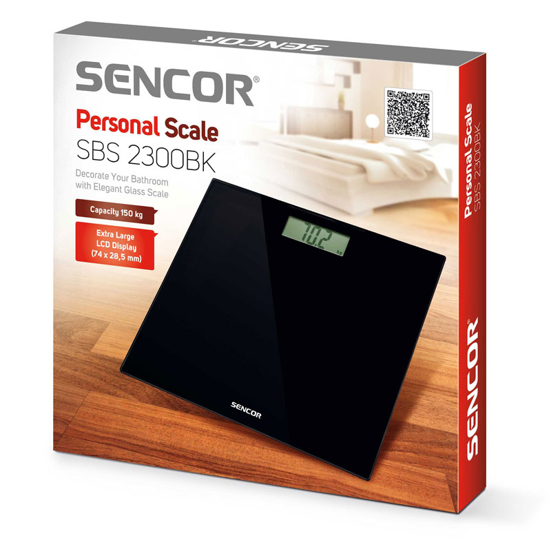 SENCOR SBS2300BK WEIGHT DIGITAL SCALE BLACK