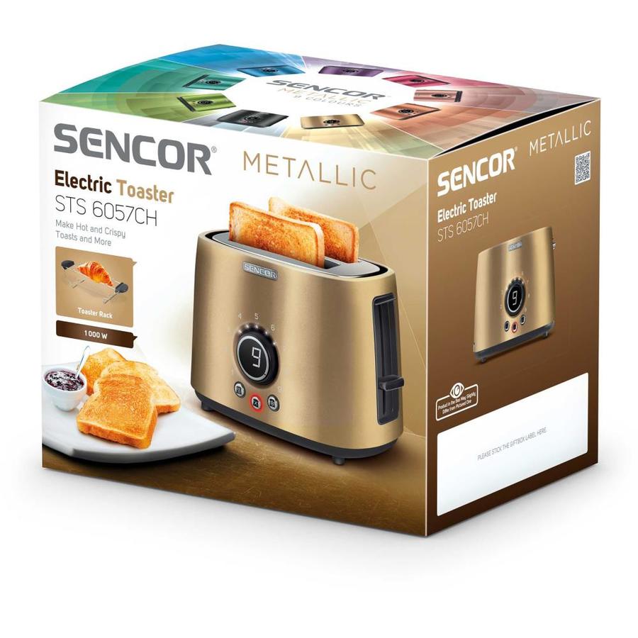 SENCOR STS6057CH GOLD TOASTER