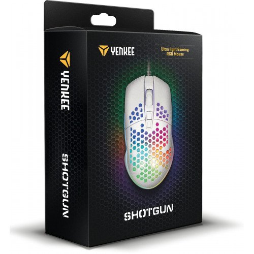 YENKEE YMS3030WE ULTRA LIGHT GAMING RGB MOUSE SHOTGUN