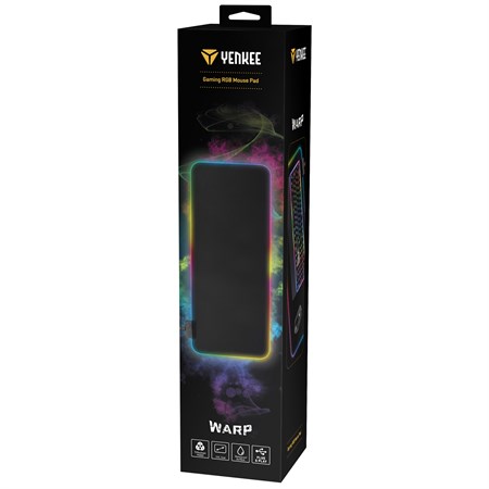 YENKEE YPM3006 GAMING RGB MOUSE PAD WARP