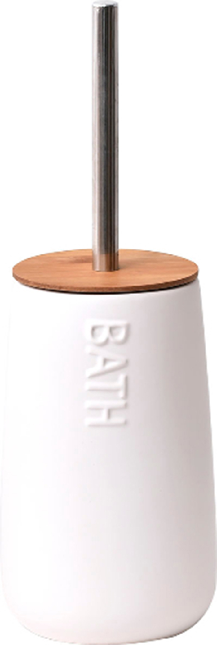 TENDANCE DOLOMITE TOILET BRUSH BATH WHITE/BAMBOO