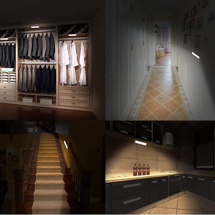 10-LED CLOSET LIGHT 100LM BATTERY OPERATED-RECHARCHABLE