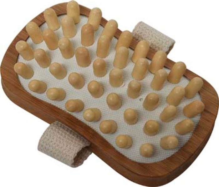 TENDANCE WOODEN MASSAGE BRUSH RECTANGULAR NATURAL