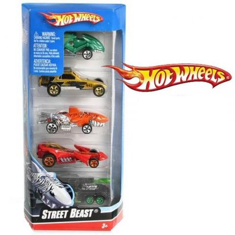 MATTEL HOT WHEELS 5 CAR GIFT PACK