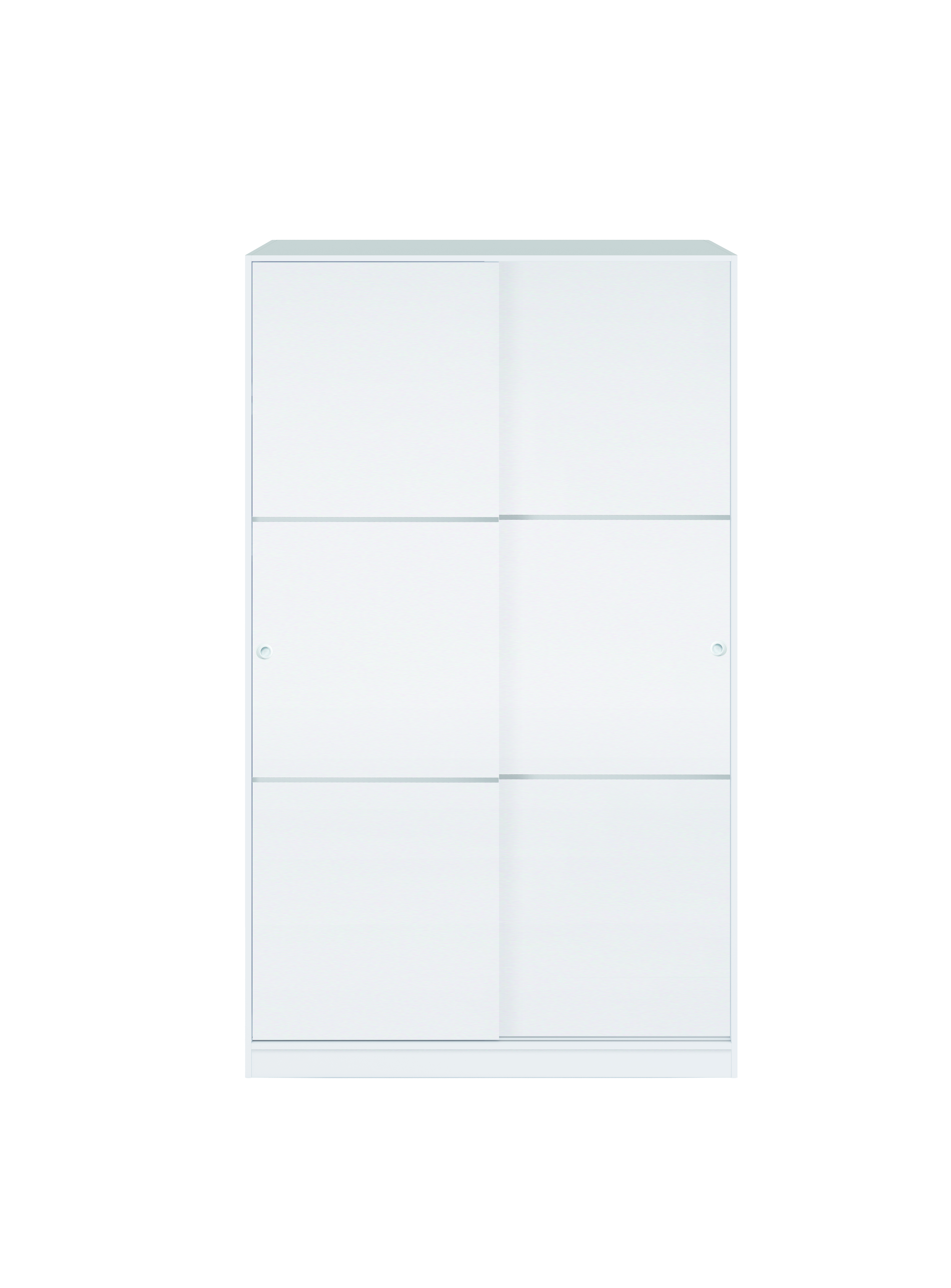 FORES MAX020BO MAX WARDROBE 2 SLIDING DOORS WHITE 200X120X50CM