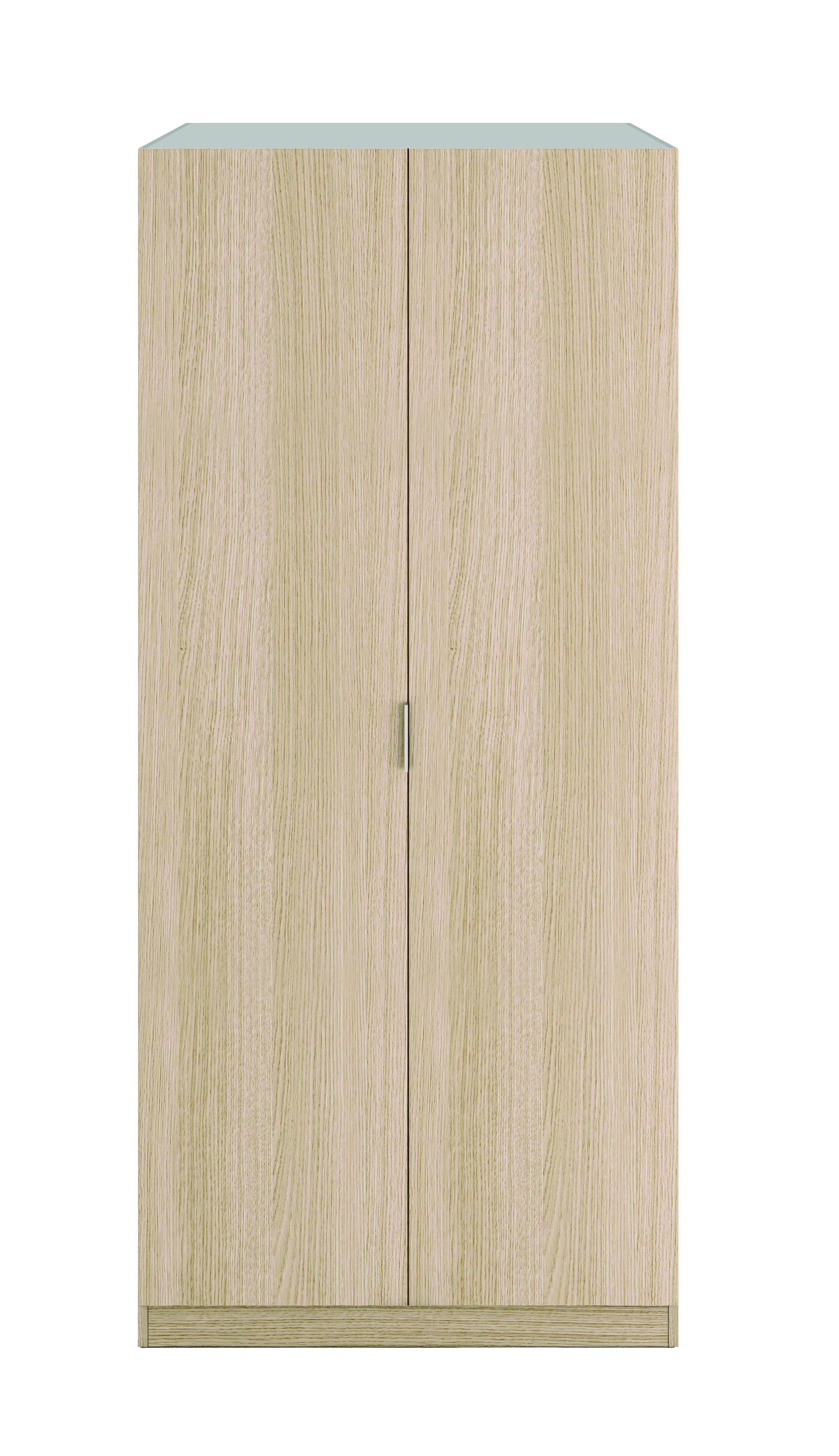 FORES LCX022R WARDROBE 2 DOORS OAK 180X81X52CM