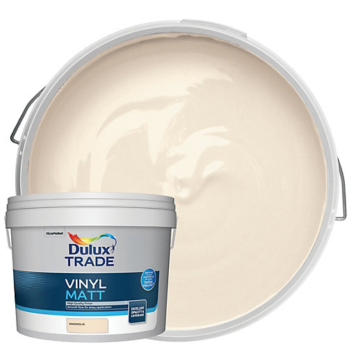 DULUX TRADE VINYL MATT MAGNOLIA 10L