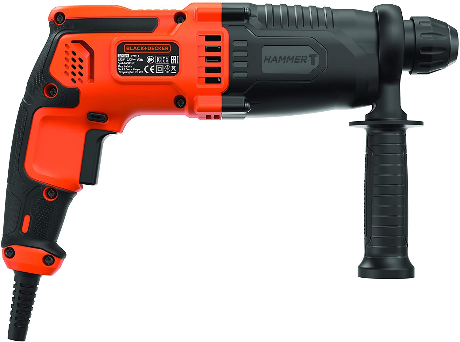 BLACK & DECKER BEHS01K-QS HAMMER DRILL 650W