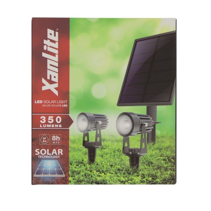 XANLITE SPIKE SOLAR 2PCS