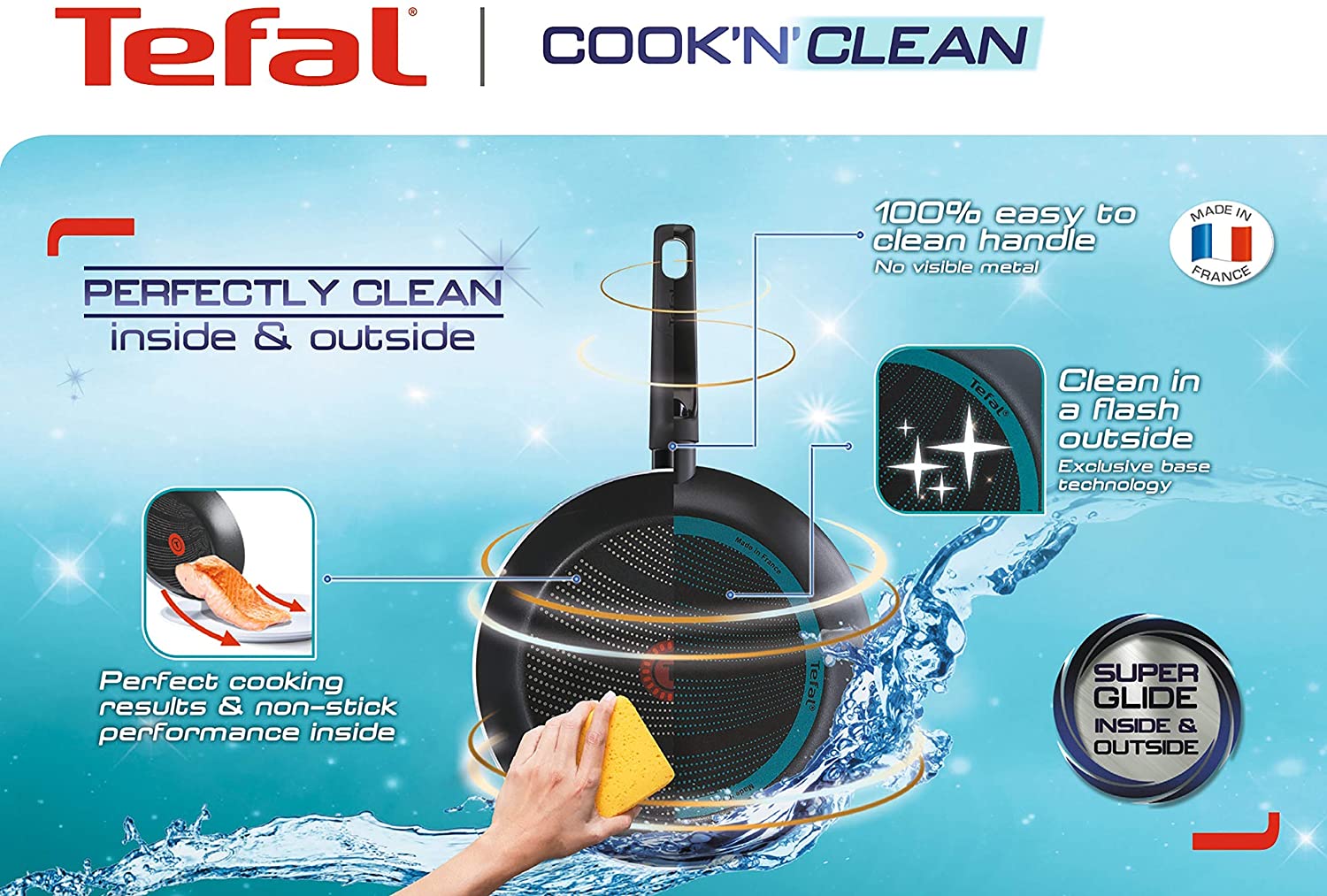 TEFAL COOK N CLEAN ΤΗΓΑΝΙ 20CM