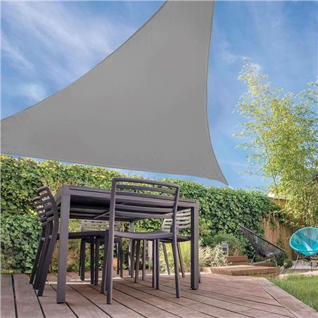 SHADE CLOTH TRIANGLE GREY 3X3X3M 160GR