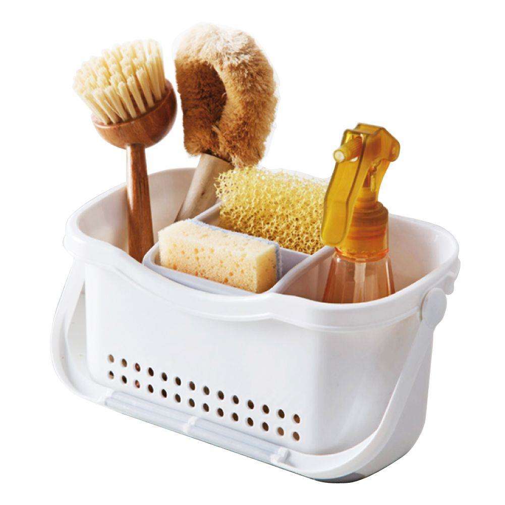 STORAGE BASKET WHITE 22CM X 12CM X 12.5CM