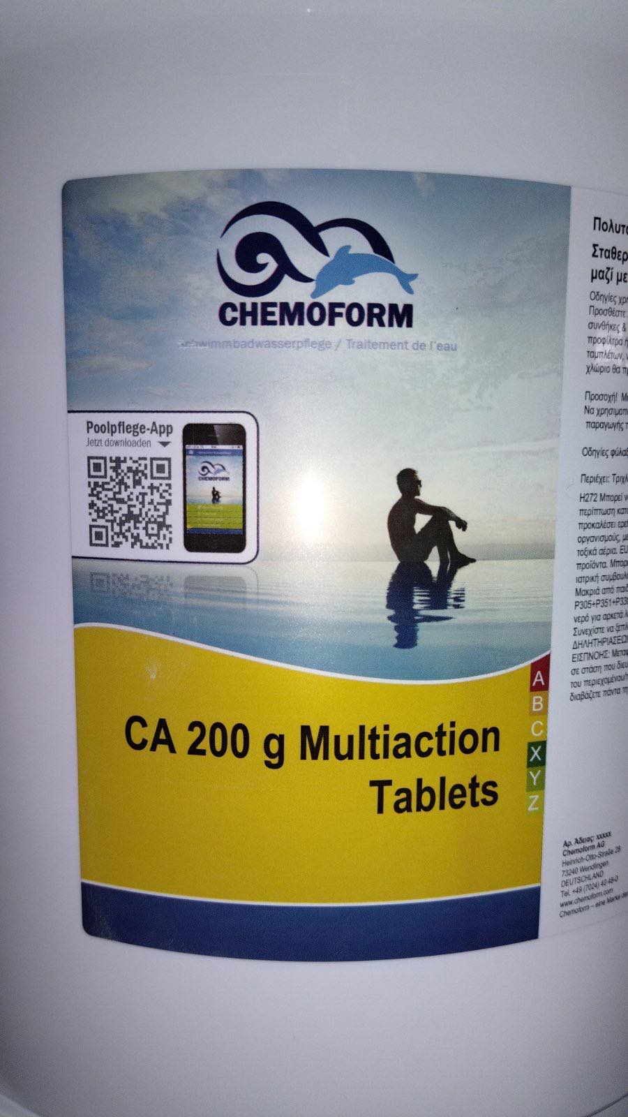 MULTIACTION CHLORINE TABLETS CHEMO 10KG