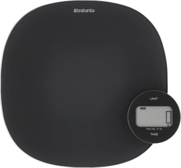 BRABANTIA KITCHEN SCALE PLUS DARK GREY