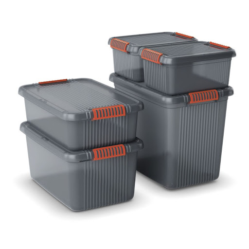 KIS K-LATCH BOX LARGE SIZE 43L GREY /ORANGE