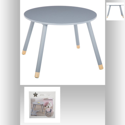 ATMOSPHERA KID SWEET TABLE D60X43CM GREY