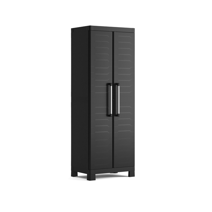 KETER DETROIT WITH 4 SHELVES CABINET BLACK