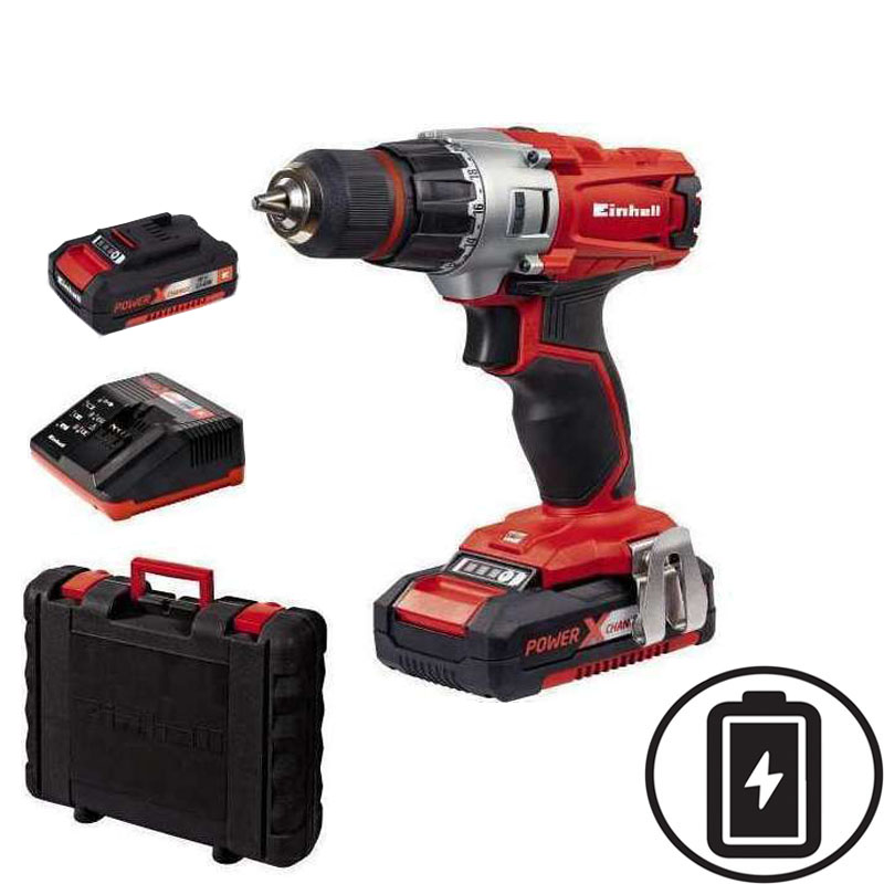 EINHELL TE-CD 4513935 IMPACT DRILL 18V 2X2AH