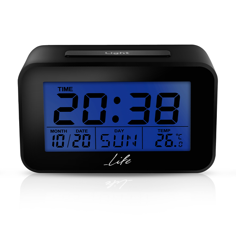 LIFE ACL-201 LIME ALARM CLOCK LCD SCREEN