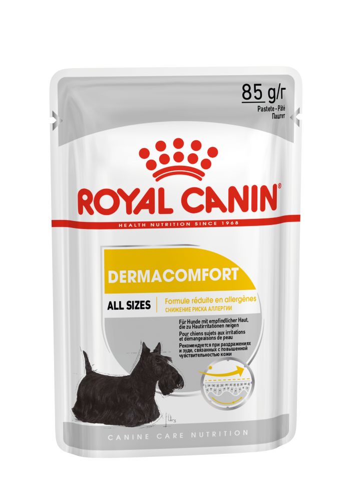 ROYAL CANIN DOG TREAT CHICKEN DERMACOMFORT LOAF 85GR