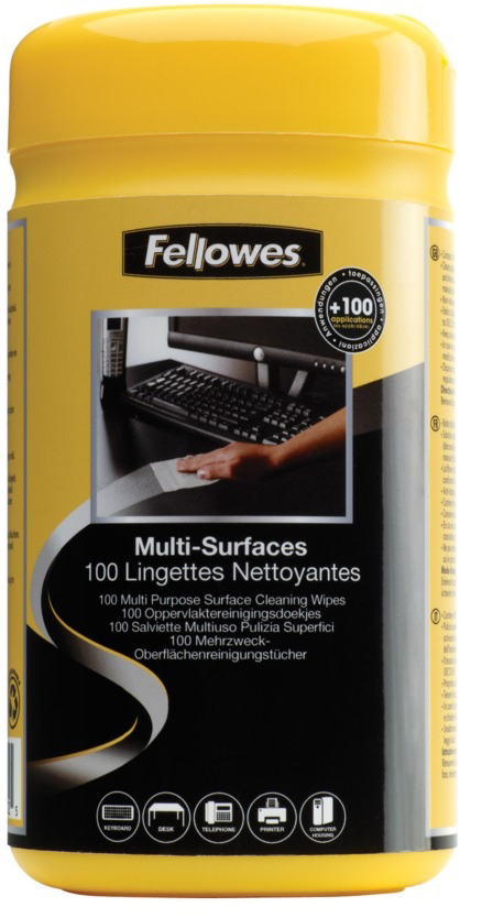 FELLOWES SURFACE CLEANING WIPES