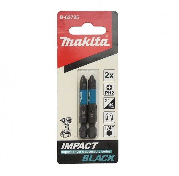 MAKITA B-63725 IMPACT BIT PH2 - 50MM 2PCS