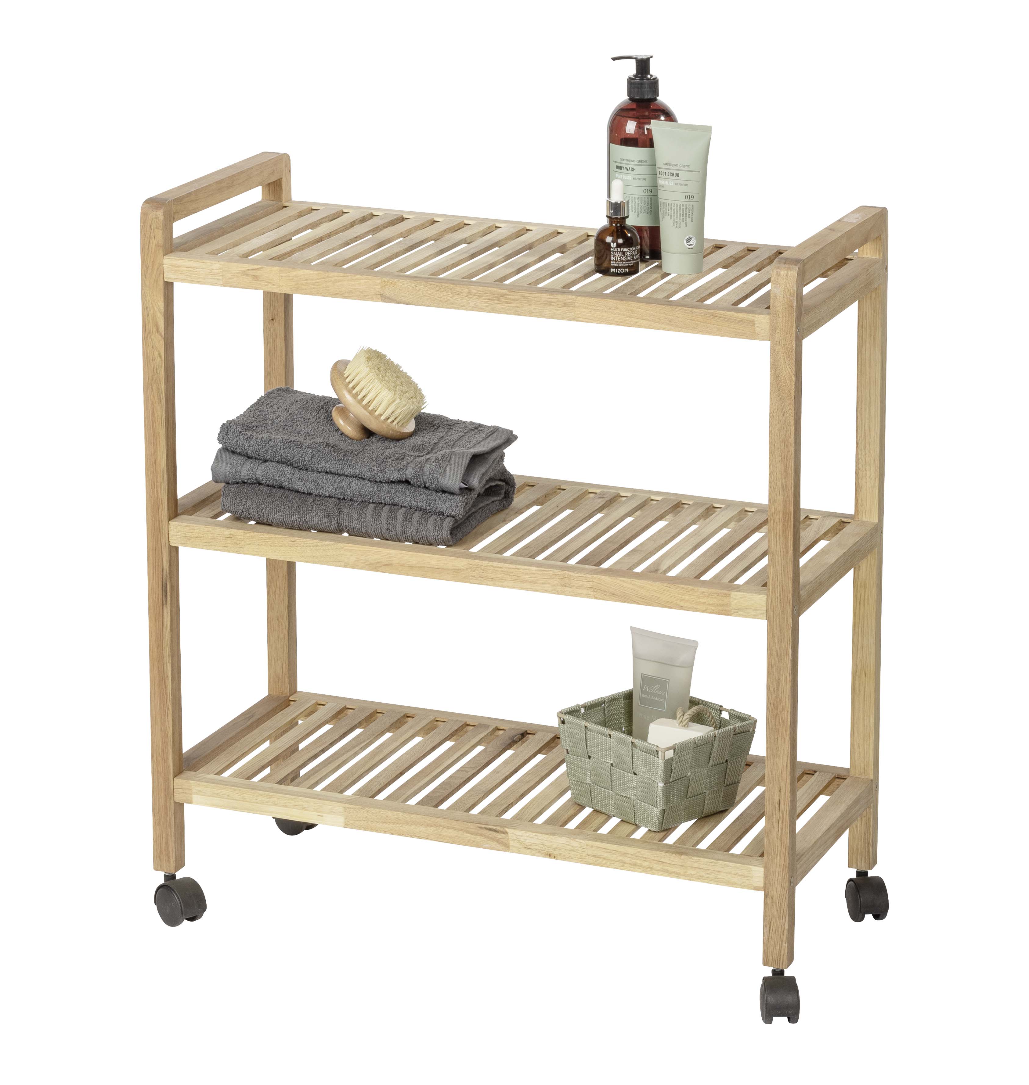 WENKO 3-TIER ROLLER RACK NORWAY 65X72X31CM