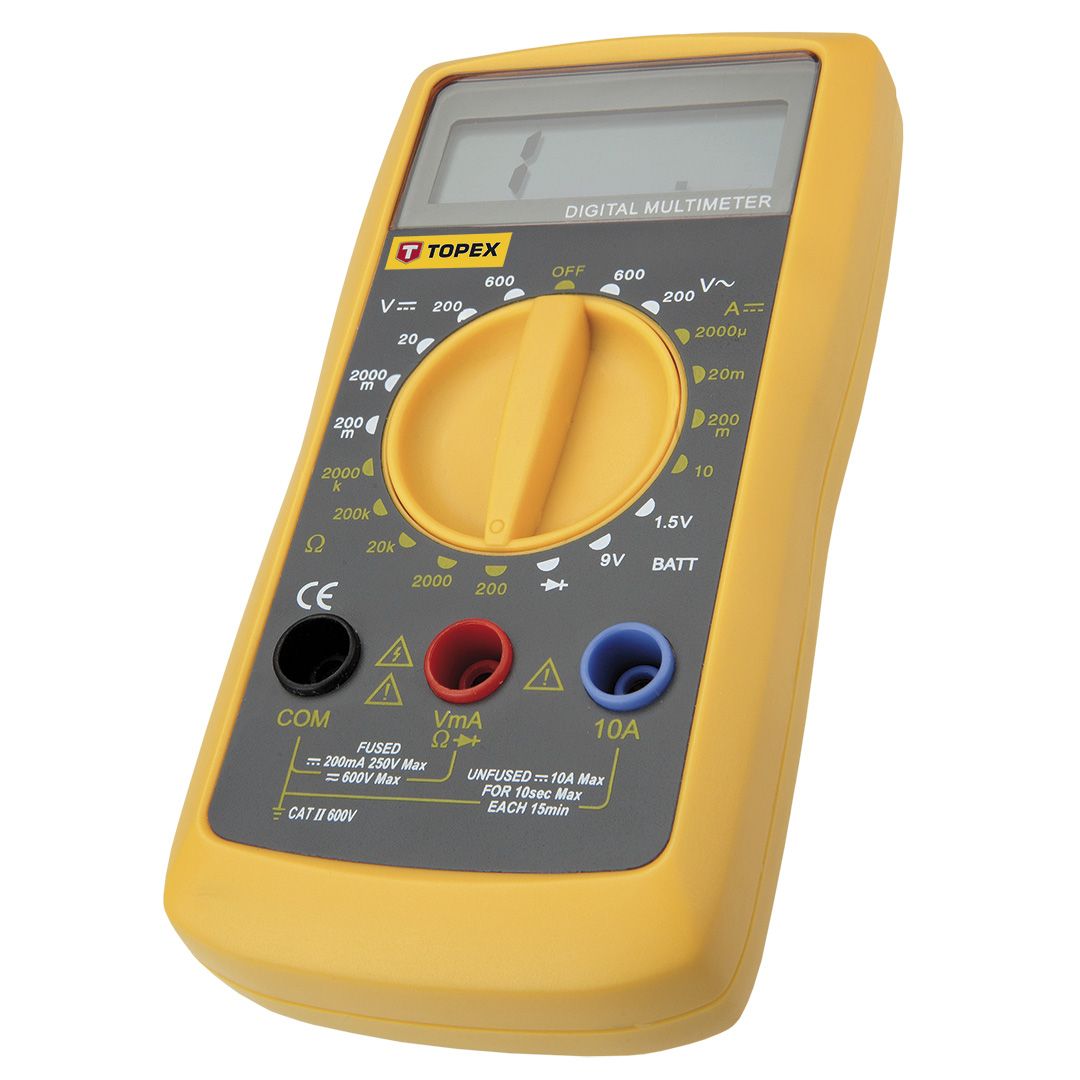 TOPEX UNIVERSAL ELECTRONIC MULTIMETER 