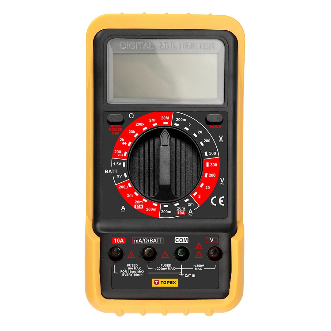 TOPEX UNIVERSAL ELECTRONIC MULTIMETER 