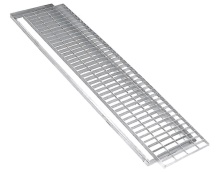 PIKAPPA RECTANGULAR GALVANIZED GRILL WITH FRAME 100X20CM