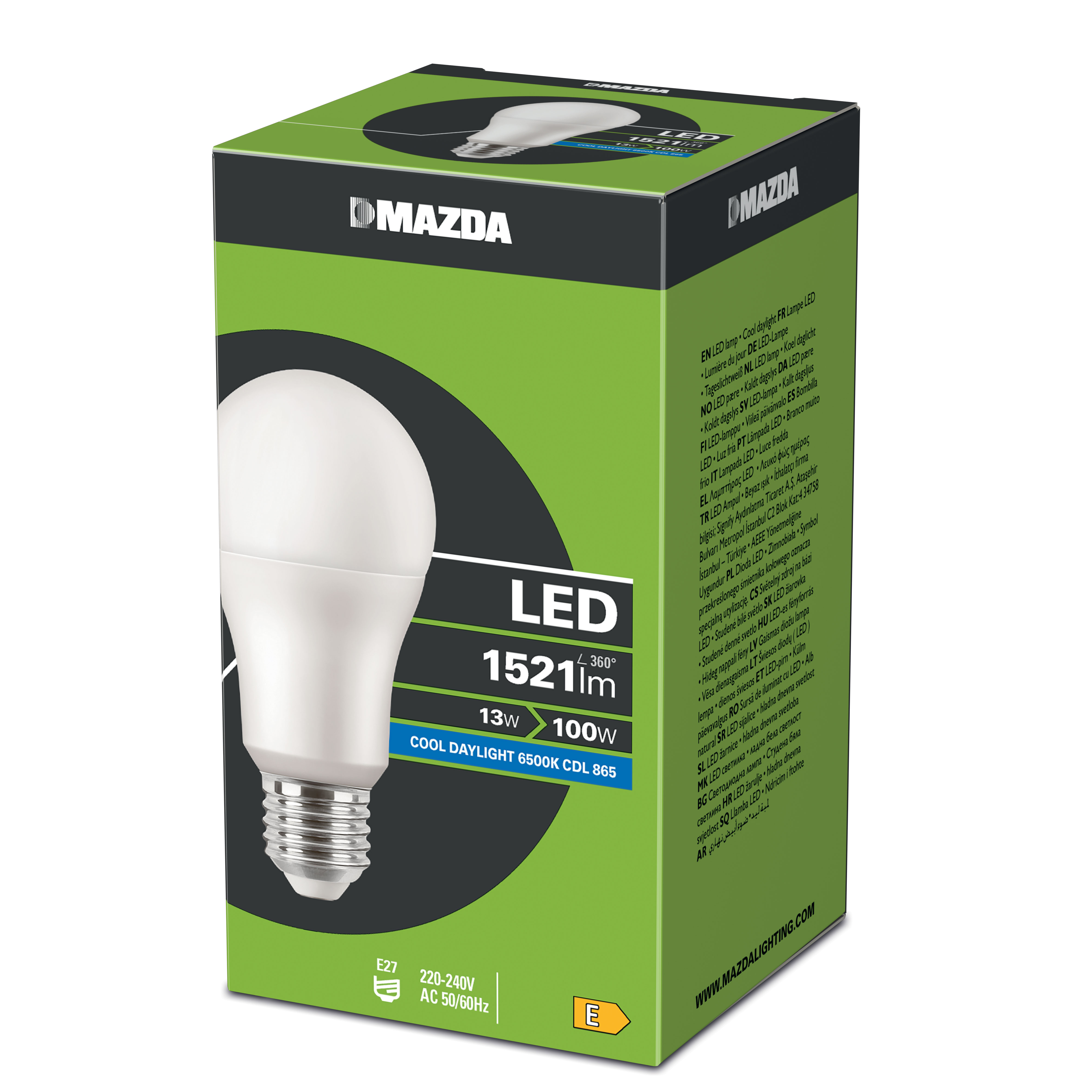 MAZDA LED LAMP 100W A67 E27 COOL DAYLIGHT 6500K 865