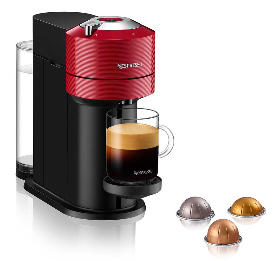 NESPRESSO VERTUO NEXT COFFEE MACHINE CHERRY RED