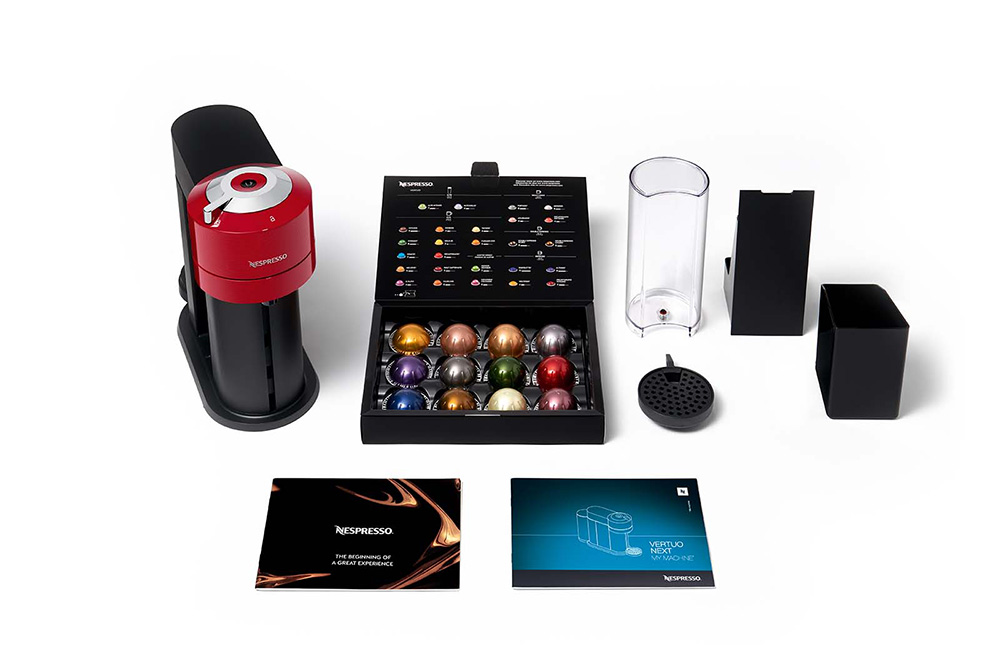 NESPRESSO VERTUO NEXT COFFEE MACHINE CHERRY RED