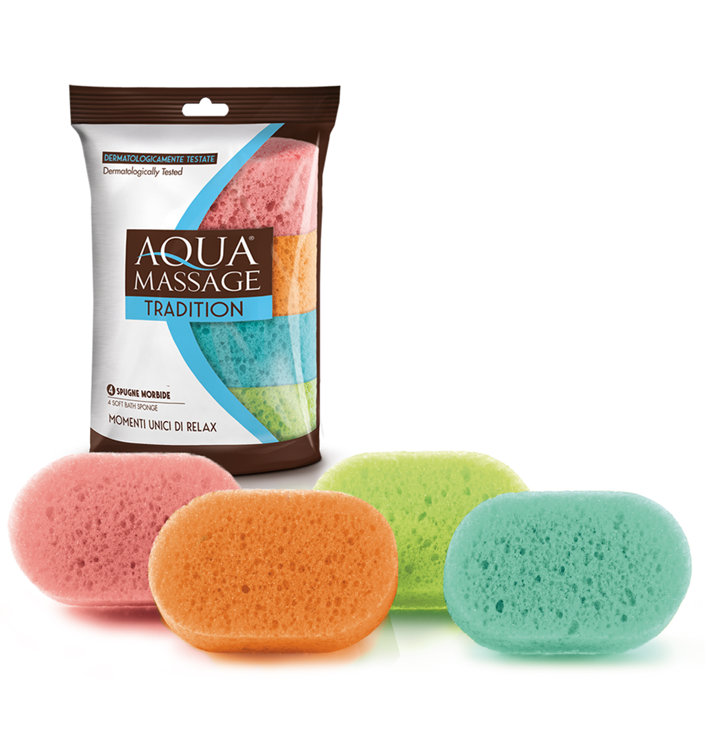 SYNTHETIC BATH SPONGE 4 PCS