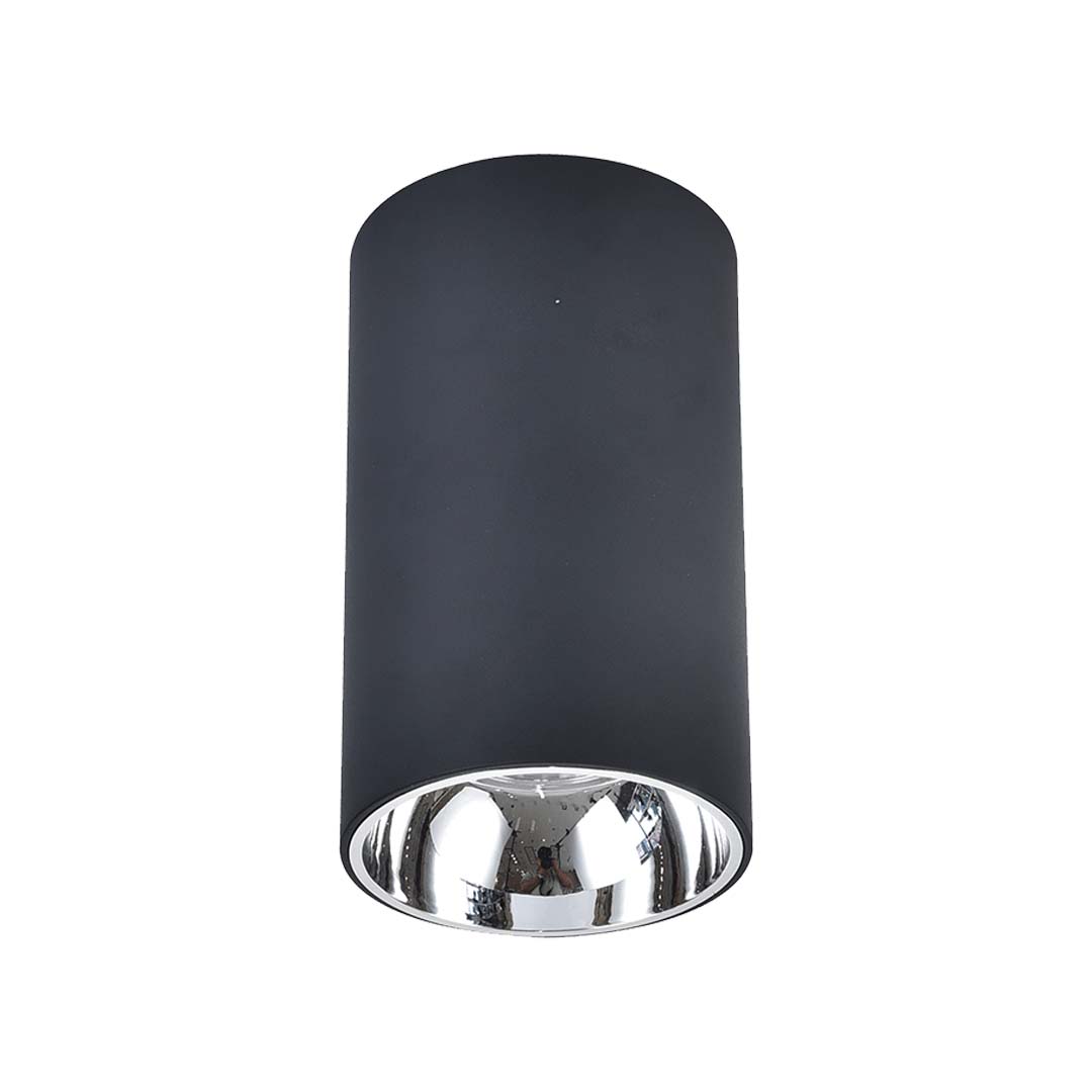 SUNLIGHT 'PISA' LED 7W CEILING LIGHT BLACK 700LM 3000K Ø80xH90MM  