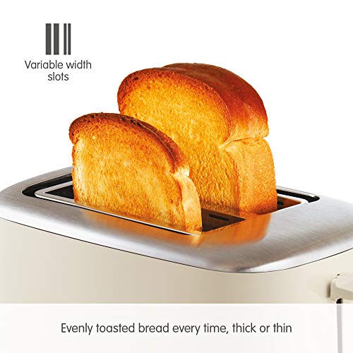 MORPHY RICHARDS 220066 EQUIP 2 SLICE TOASTER 800W CREAM