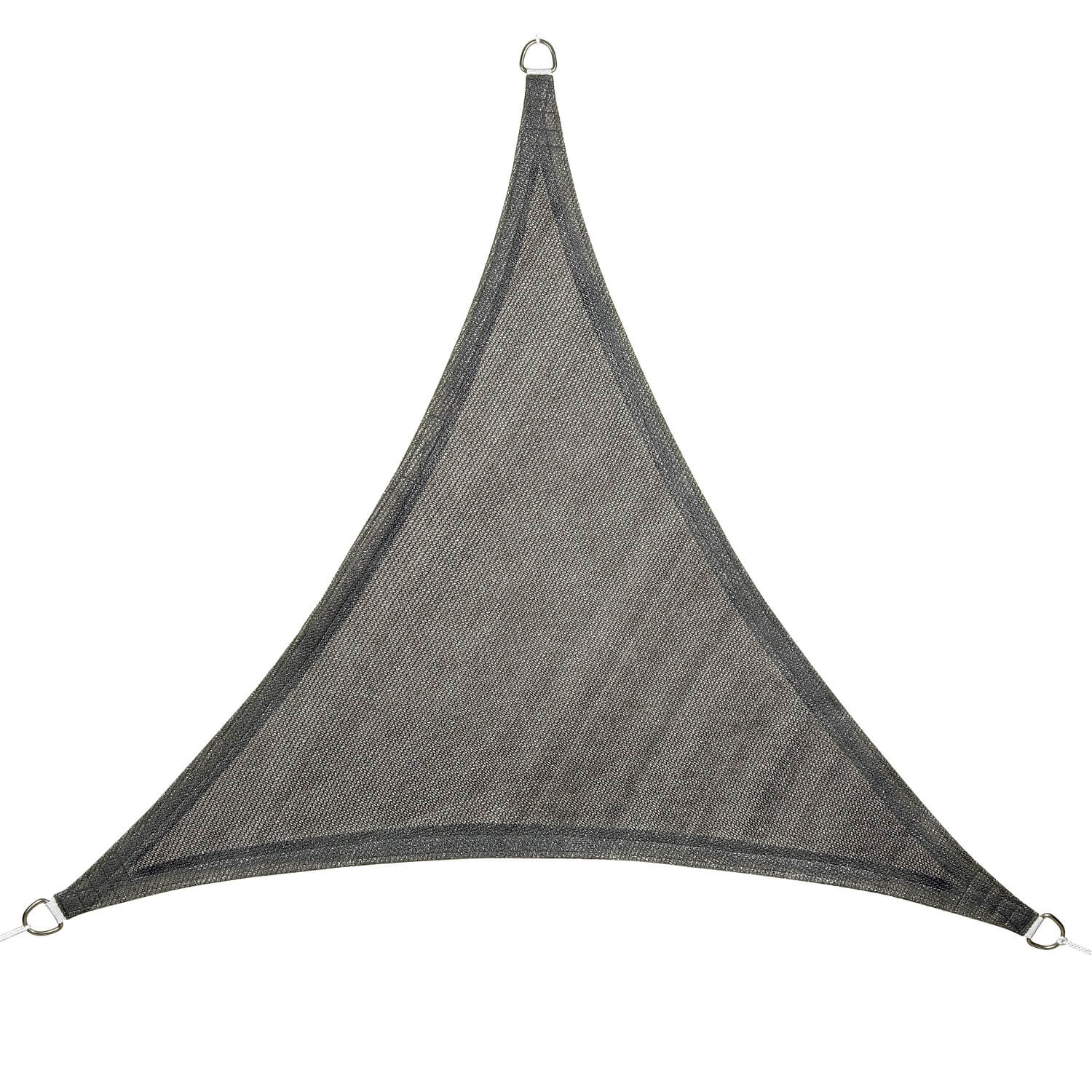 SHADE SAIL TRIANGLE 3X3X3M HDPE ANTHRACITE 180GR/m2