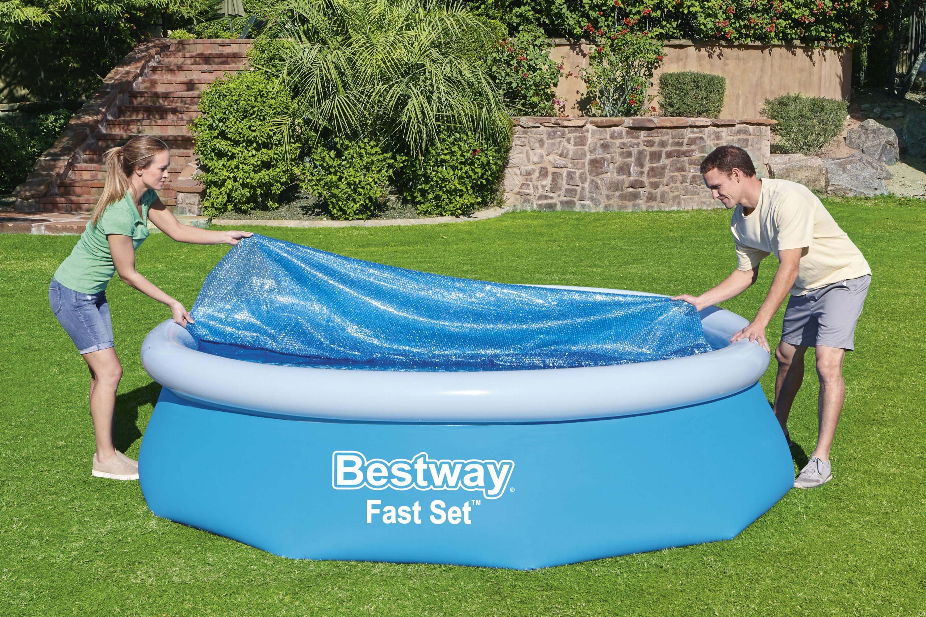 BESTWAY 58241 ΗΛΙΑΚΟ ΚΑΛΥΜΜΑ ΠΙΣΙΝΑΣ 305CM