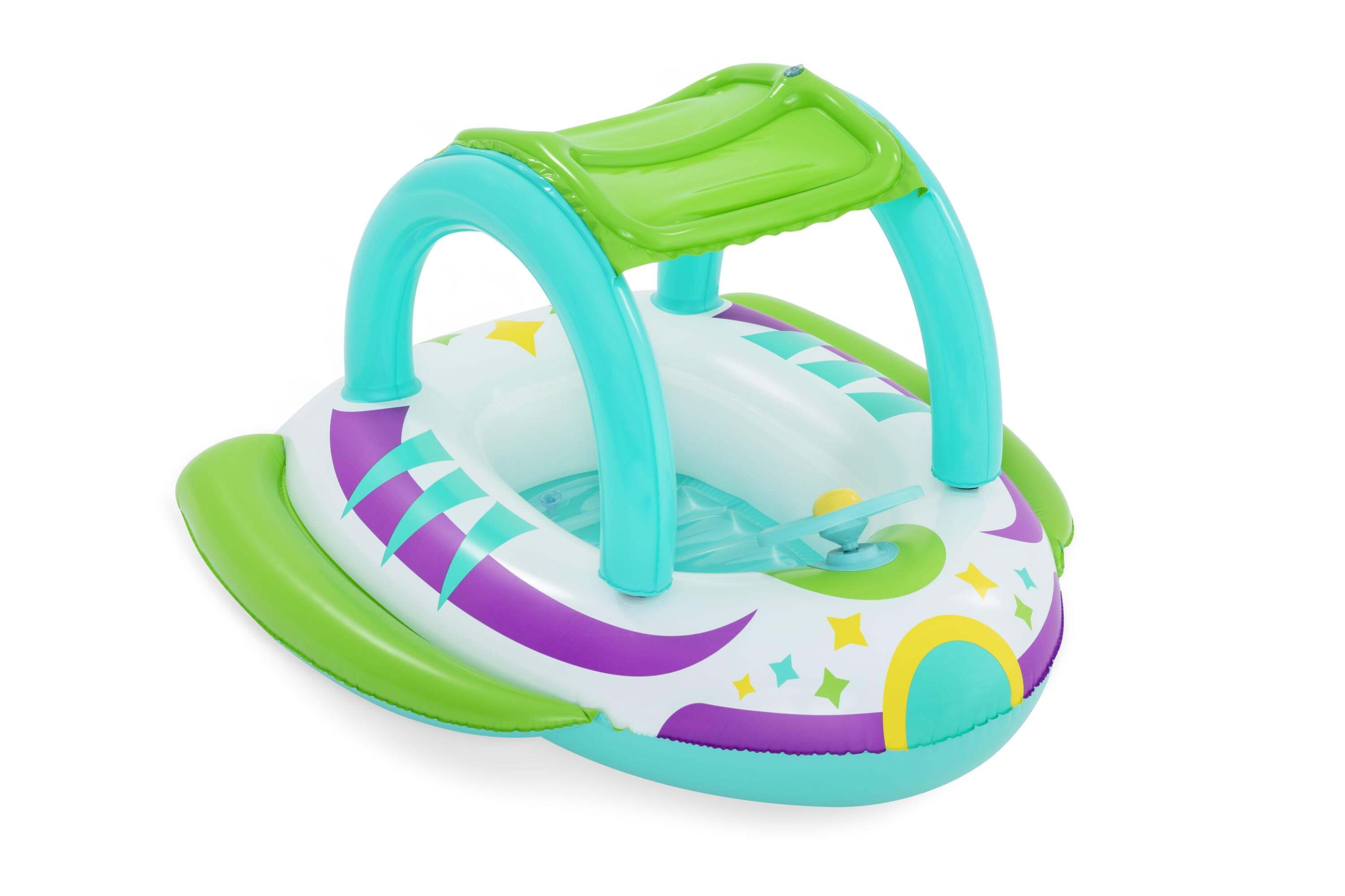 BESTWAY 34149 SPACE SPLASH BABY BOAT AND POOL FLOATS 107X112CM