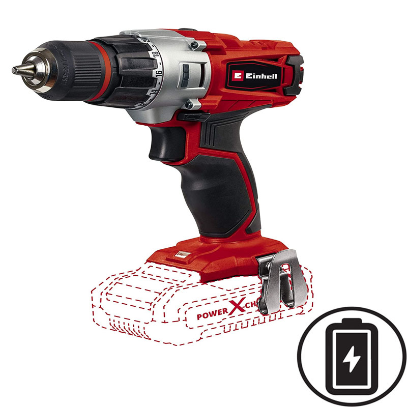 EINHELL 4513833 TE-CD 18/2 Li-SOLO CORDLESS DRILL DRIVER 44NM 10MM - NO BATTERY