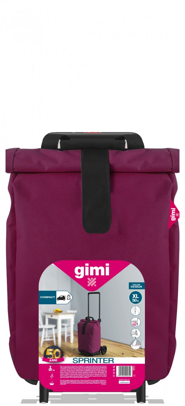 GIMI SHOPPING TROLLEY VIOLET