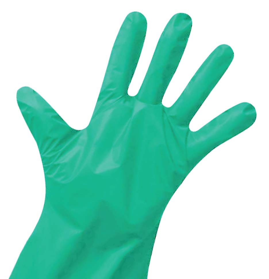 ZAP TPE DISPOSABLE GLOVES GREEN MEDIUM 100PCS