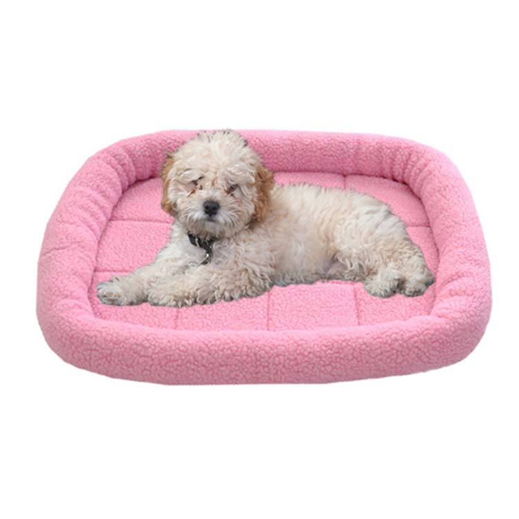 HOMESTAR PET WOOL WARM MAT PINK MEDIUM 60X50CM