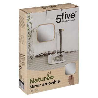 5FIVE NATUREO REMOVABLE MIRROR WHITE