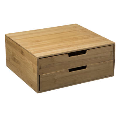 5FIVE CAPSULE 2 DRAWERS BAMBOO L34 x W30.7 x H14.5cm