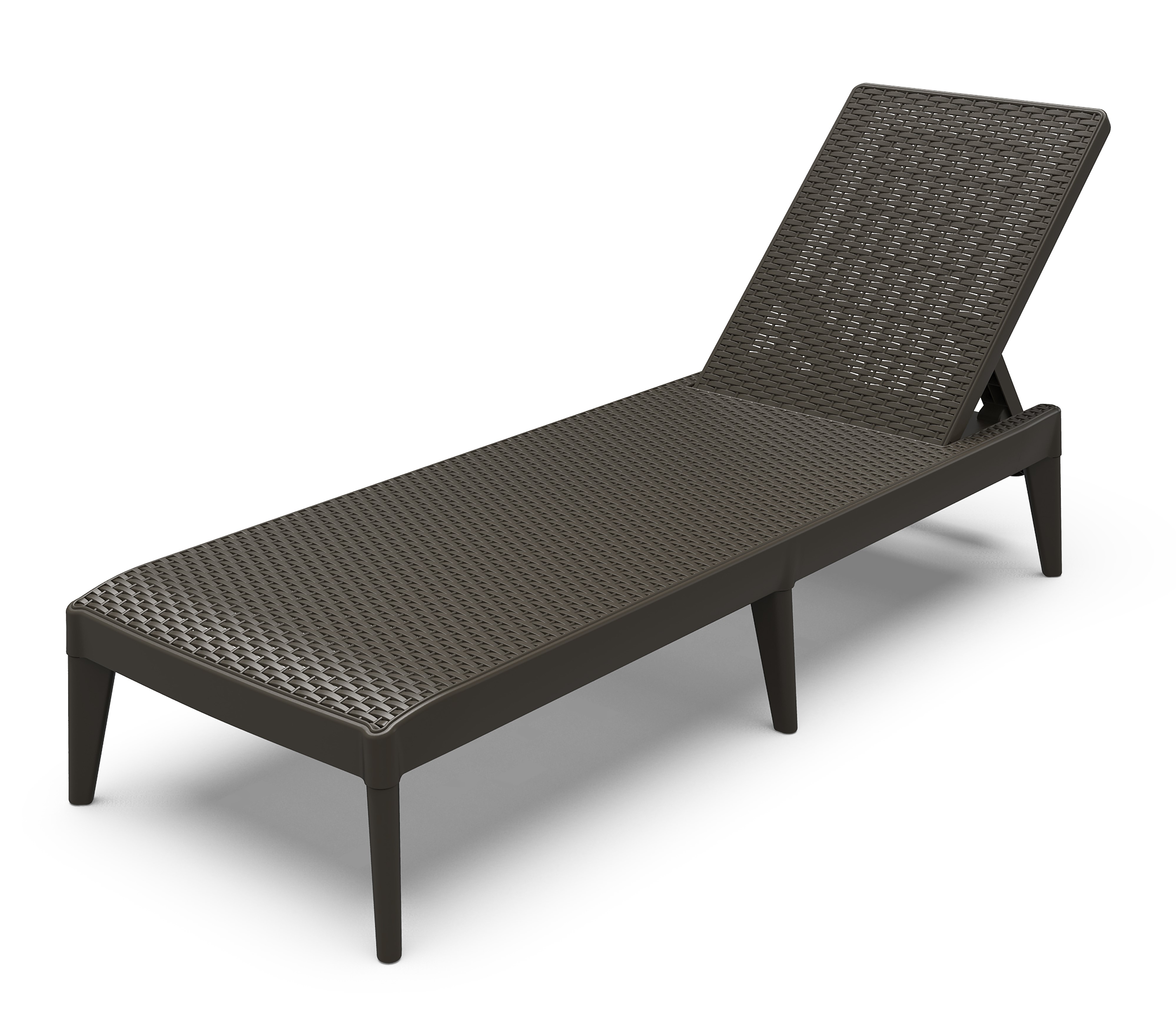 TOOMAX NUMANA SUNLOUNGER BROWN 60X186XH29CM