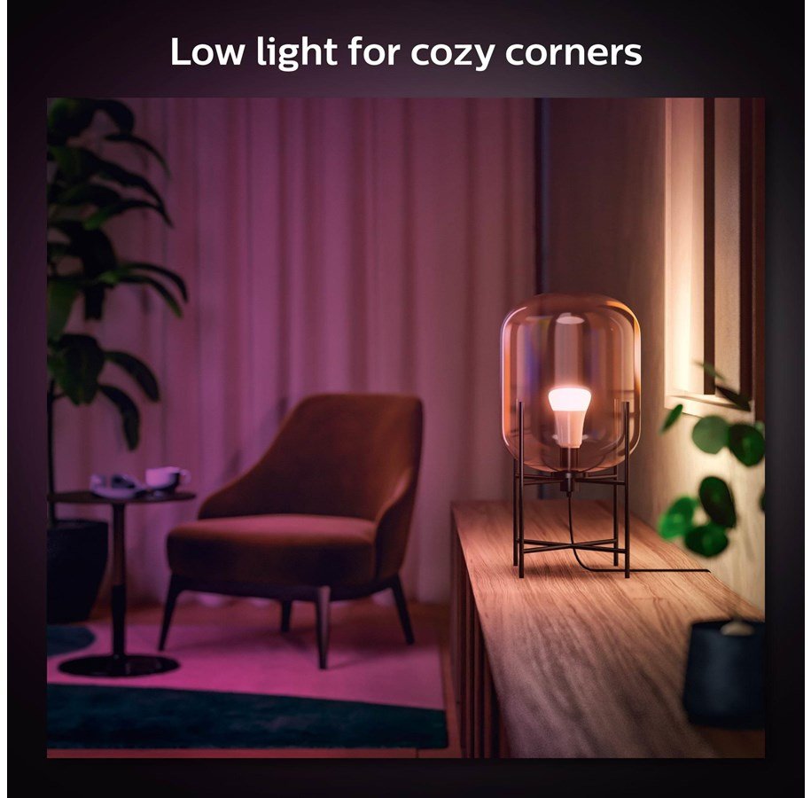 PHILIPS HUE ΛΑΜΠΤΗΡΑΣ ΣΕ ΛΕΥΚΟ ΧΡΩΜΑ AMBIANCE 9W A60 E27 SET 3ΤΜΧ (75W)