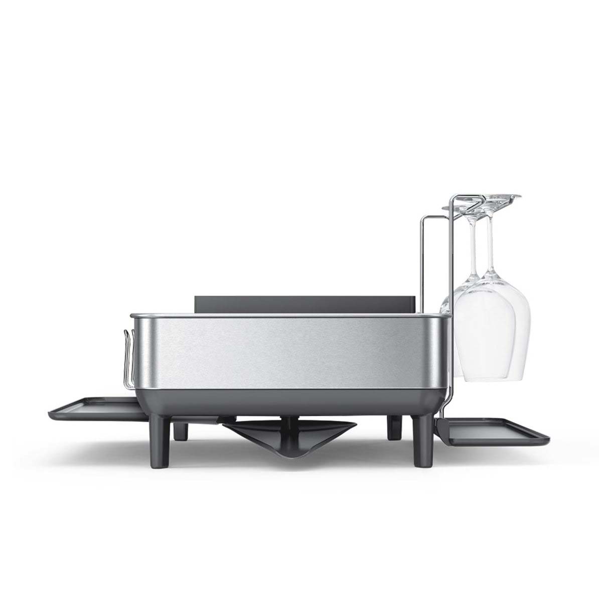 SIMPLEHUMAN STAINLESS STEEL FRAME DISHRACK 56.6X51.4X29.2CM