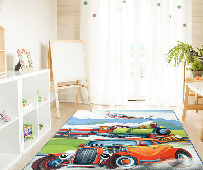 PLAYROOM RACING 133X180CM