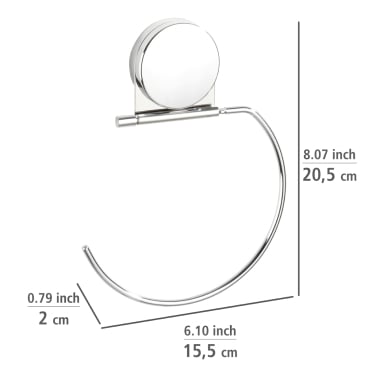 WENKO STATIC-LOC TOWEL RING